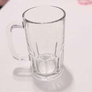 ANCHOR HOCKING Clear Glass Beer Mug Stein